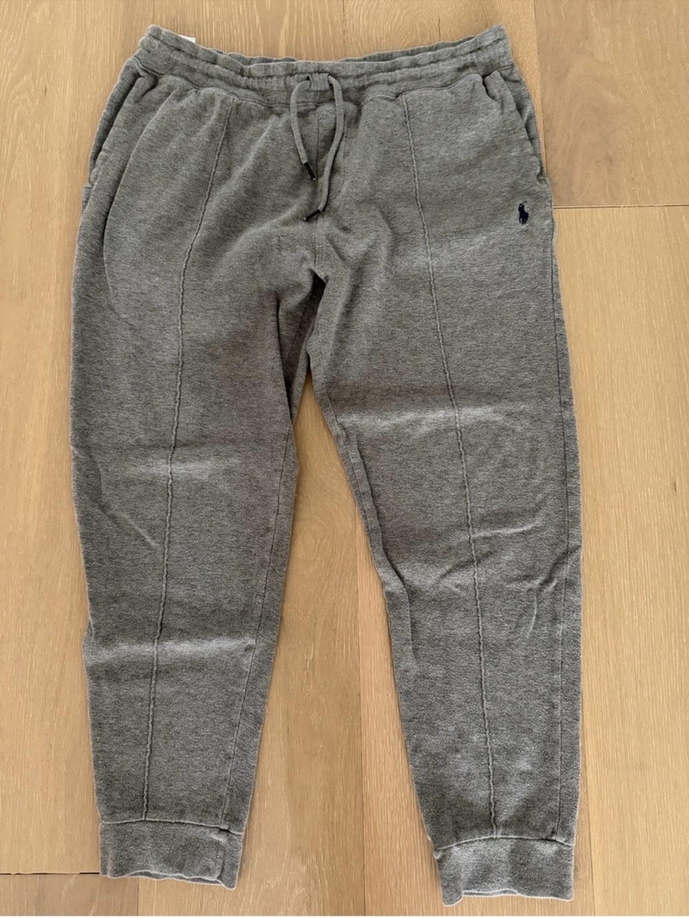 Polo Ralph Lauren estate rib grey cotton sweatpants